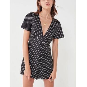 Urban Outfitters Kimchi Blue polka dots romper Size XS